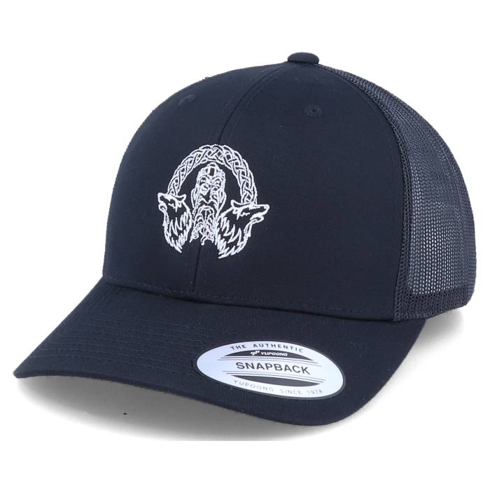 Vikings 【 Odin Wolves Logo Black Trucker Men Black 】 ロゴ 黒色 ブラック トラッカー メンズ 黒色 ブラック|スニケス
