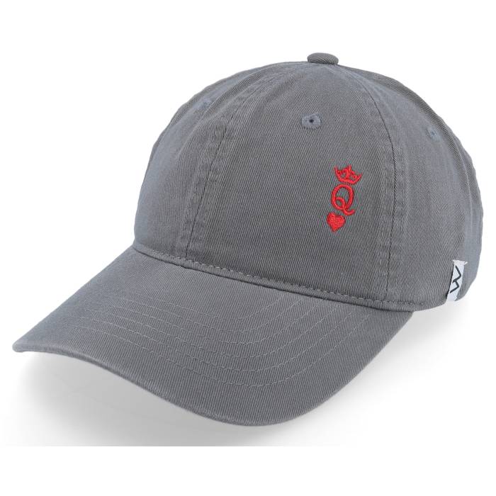 【★百貨店SALE★6/11夜夜中2時迄】冷コーニック Iconic 【 Poker Queen Crown Wai Washed Cotton Grey Mom Cap Women Grey 】 薄墨色 薄墨色 旗がしら かぶり笠 レディース 薄墨色 薄墨色