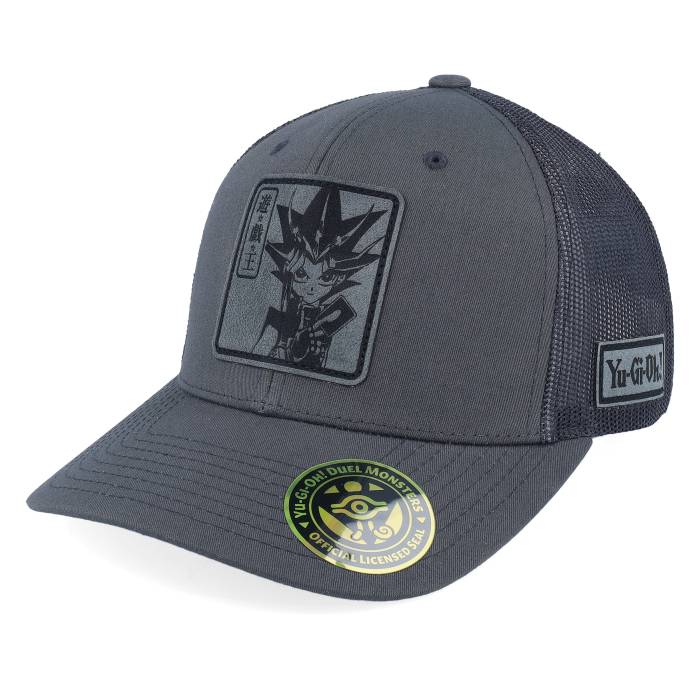 Yu-Gi-Oh! 【 Yami Yugi Grey Engraved Grey Trucker - Yu-Gi-Oh Men Grey 】 灰色 グレー トラッカー メンズ 灰色 グレー｜スニケス