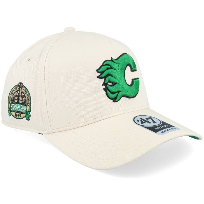 フォーティーセブンブランド 47 Brand 【 Hatstore Exclusive X Calgary Flames Vintage Stanley Sure Shot Dt Natural A-Frame Adjustable Men White 】 カルガリー フレームス vintage ビンテージ・ヴィンテージ ナチュラル メ