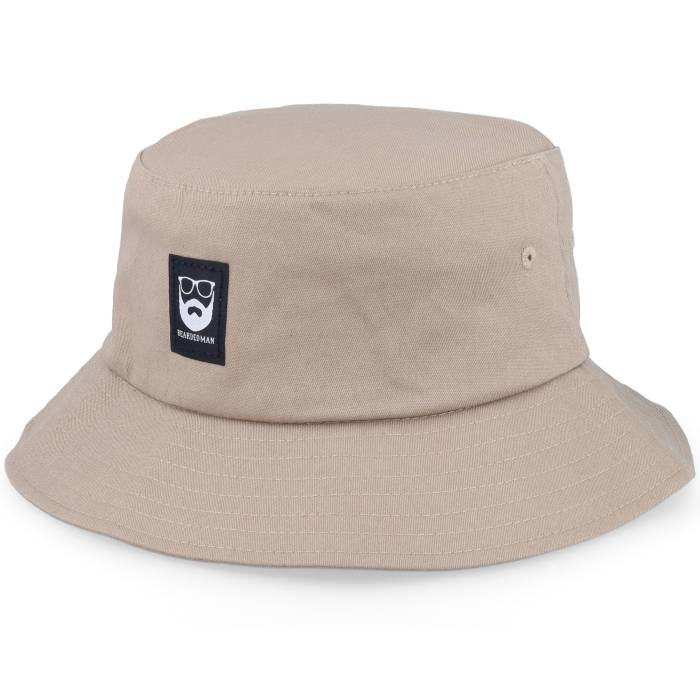 Bearded Man 【 Bm Logo Blk Woven Khaki Bucket Men Beige 】 ロゴ Woven ウーブン カーキ メンズ ベージュ|スニケス