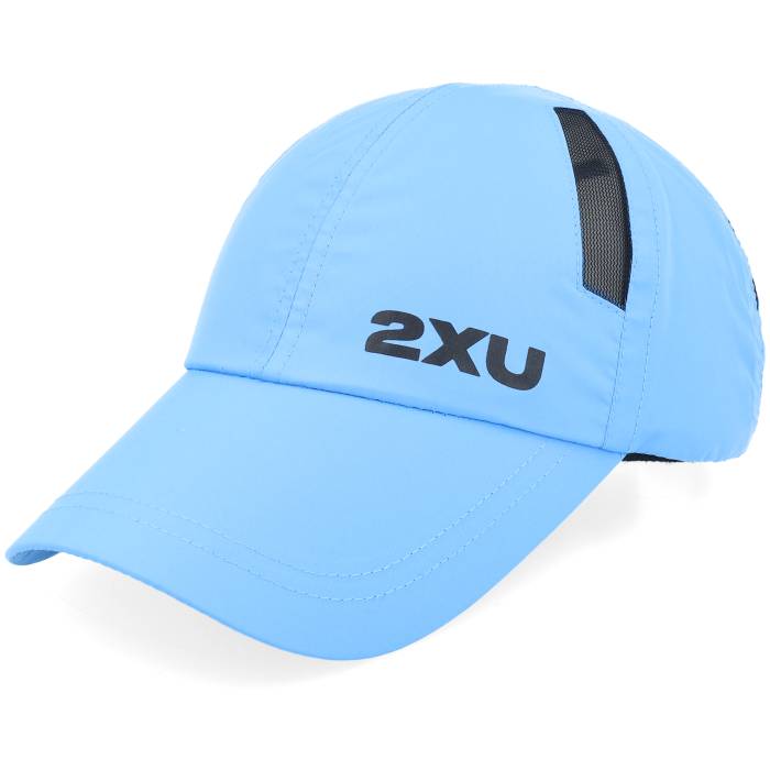 ツータイムズユー 2Xu 【 Run Cap Azure Blue/Black Dad Cap Men Blue 】 ラン キャップ 帽子 アズール メンズ 青色 ブルー
