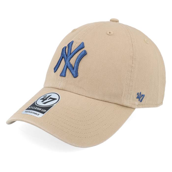 フォーティーセブンブランド 47 Brand 【 New York Yankees Clean Up Khaki Dad Cap Men Beige 】 ヤンキース カーキ キャップ 帽子 メンズ ベージュ|スニケス