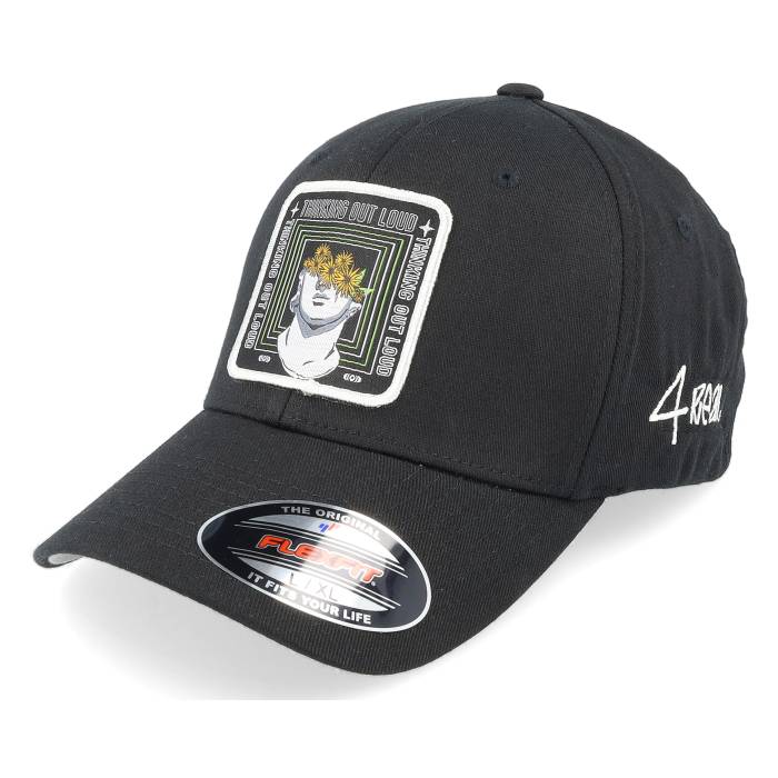 4Real 【 Thinking Out Loud Patch Black Flexfit Men Black 】 黒色 ブラック メンズ 黒色 ブラック｜スニケス 15,048円