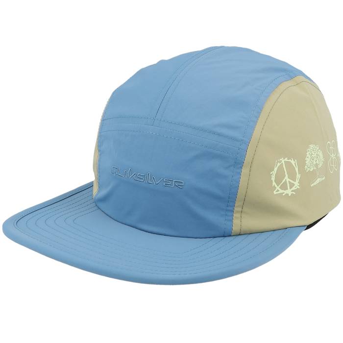 クイックしろがね色 Quiksilver 【 Camp Stacker 2 Coronet Blue 5-Panel Men Blue 】 青味 青み メンズ 青味 青み