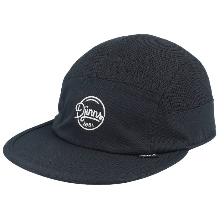Djinns 【 Soft Fc Summer Knit Black 5-Panel Men Black 】 Summer サマー ニット 黒色 ブラック メンズ 黒色 ブラック