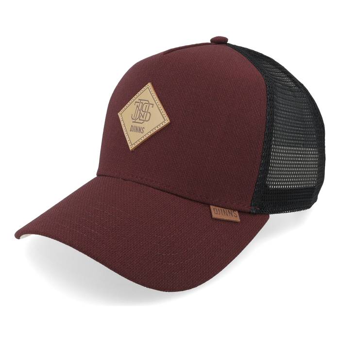 Djinns 【 Hft Cap Plainlace Wine/Black A-Frame Trucker Men 】 キャップ 帽子 トラッカー メンズ