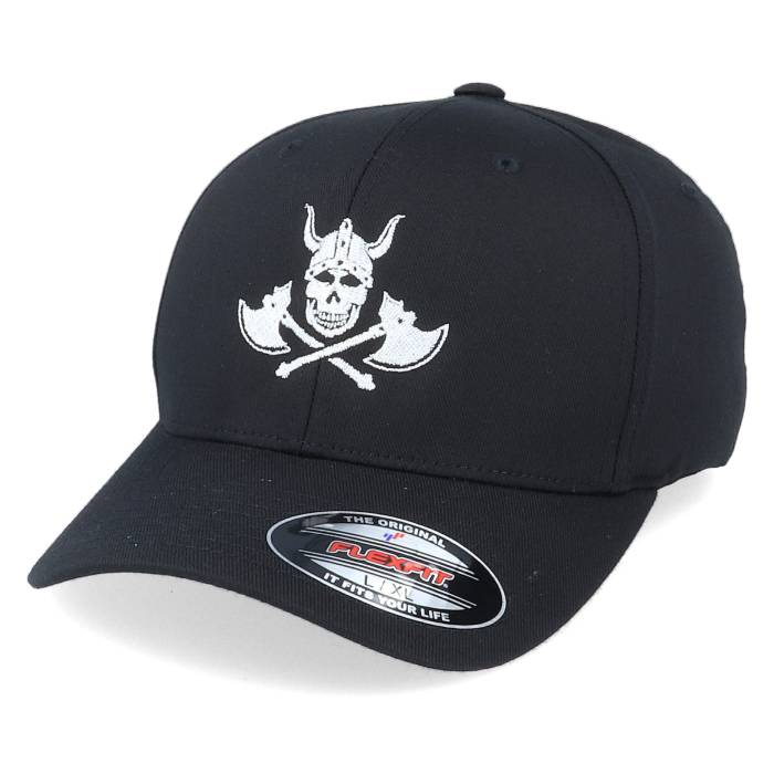 Vikings 【 Horned Helmet Skeleton Black Flexfit Men Black 】 Helmet ヘルメット 黒色 ブラック メンズ 黒色 ブラック|スニケス