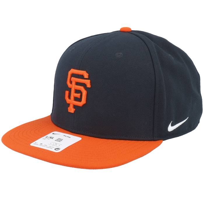 Nike Mlb 【 San Francisco Giants Dri-Fit Pro Black/Orange Snapback Men Black 】 ジャイアンツ 素っ気ない相応う 労働者階級 Snapback スナップバック 御徒面子 メンズ 黒いこと 黒いこと