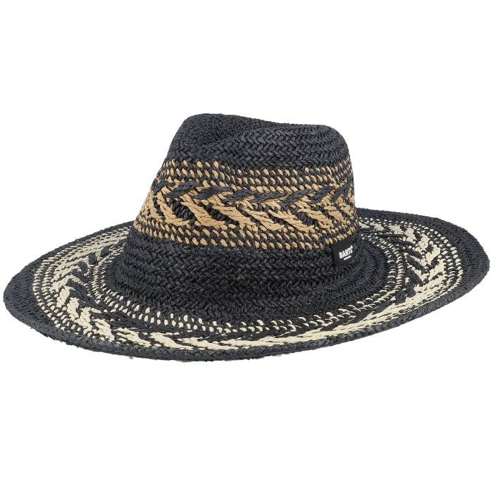 【★百貨店SALE★6/11真夜中2時迄】Barts 【 Caledona Hat Black Straw Hat Women Black 】 黒いこと 黒いこと レディース 黒いこと 黒いこと