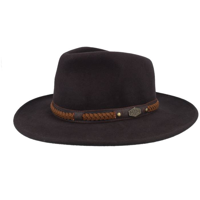 Mjm Hats 【 Freedom Wool Felt Dark Brown Western Men Brown 】 茶色 ブラウン ウェスタン メンズ 茶色 ブラウン|スニケス