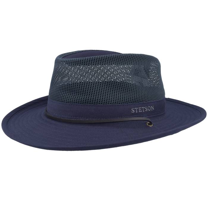 【★百貨店SALE★6/11十二時2時迄】ステットソン Stetson 【 Outdoor Air Cotton Blue Traveler Men Blue 】 青み 青色 メンズ 青み 青色