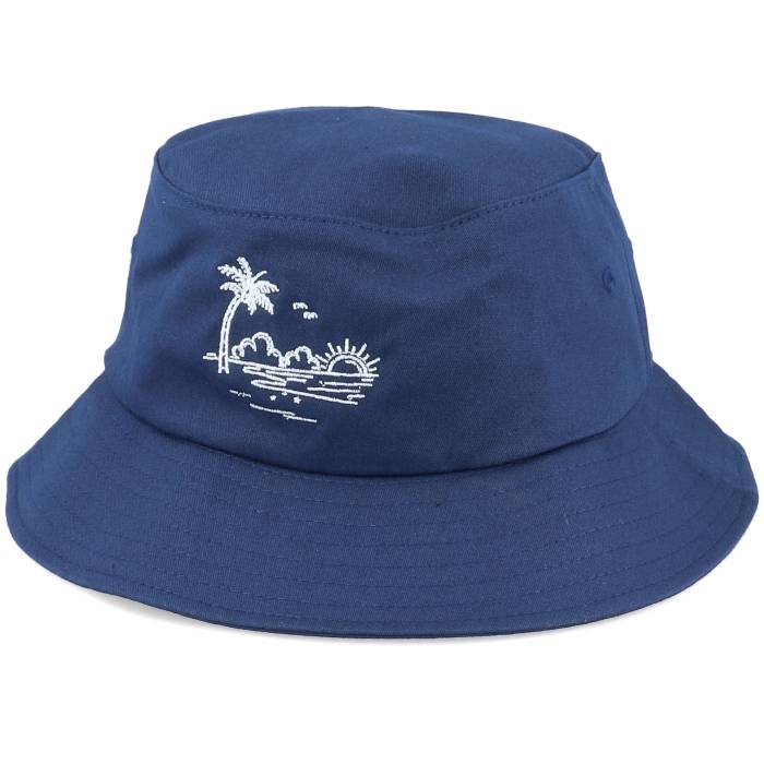 アイコニック Iconic 【 Palm Beach Sunset Navy Bucket Men Blue 】 紺色 ネイビー メンズ 青色 ブルー|スニケス