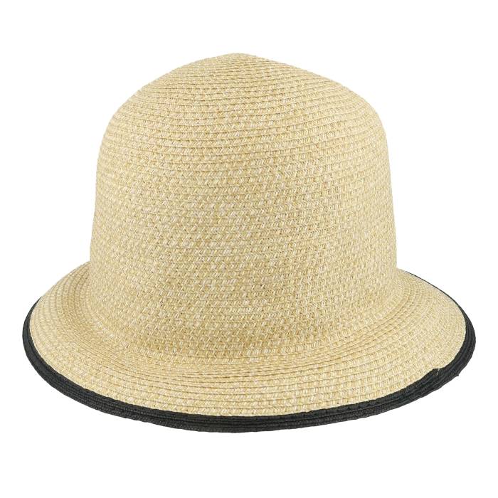 Seeberger 【 Paper Brim Bell Straw Hat Women Beige 】 レディース ベージュ