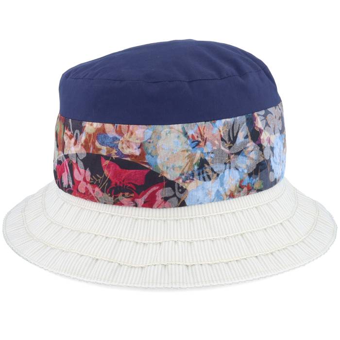 Seeberger 【 Ribbon Brim Swallow Blue/Swallow Blue Bucket Women Blue 】 青味 青み レディース 青味 青み