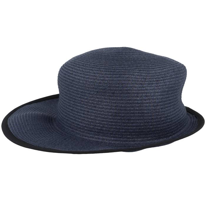 Seeberger 【 Soft Braid Swallow Blue/Black Cap Women Blue 】 旗がしら かぶり笠 レディース 青味 青み