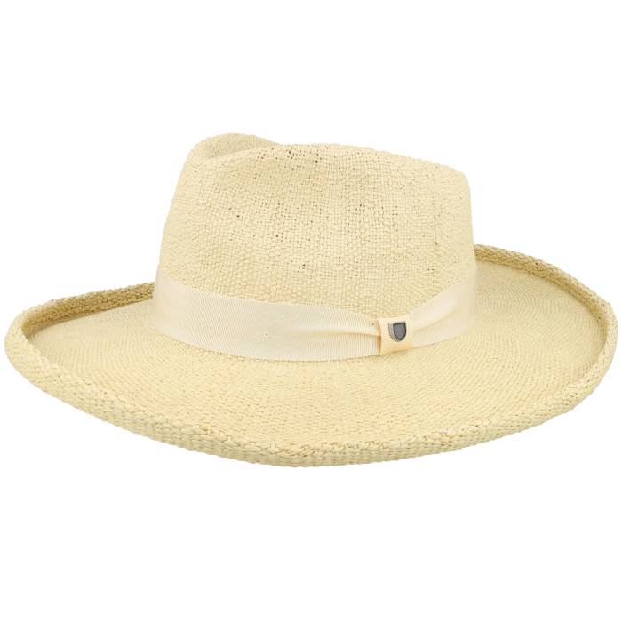 【★百貨店SALE★6/11真夜中2時迄】ブリクス米トン Brixton 【 Victoria Straw Natural/Oat Milk Fedora Women Beige 】 レディース ベージュ