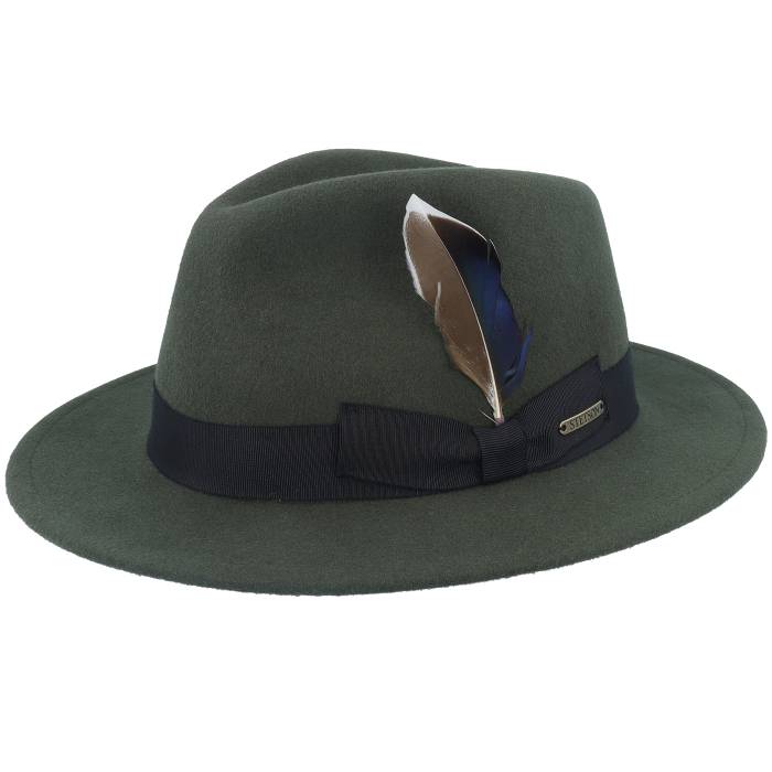 ステットソン Stetson 【 Woolfelt Rain Forest Traveller Men Green 】 フォレスト メンズ green 緑・グリーン