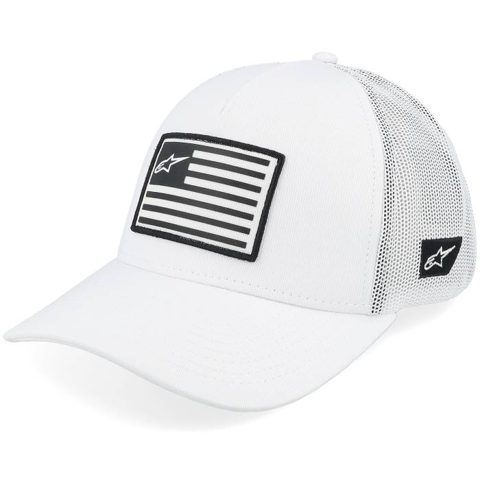 アルパインスター Alpinestars 【 Flag White/White A-Frame Trucker Men White 】 トラッカー メンズ 白色 ホワイト|スニケス