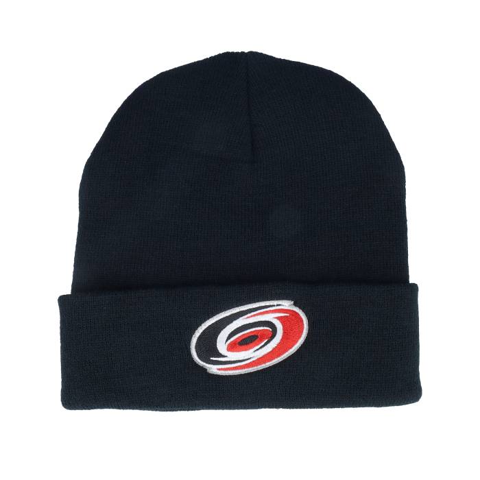 アメリカンニードル American Needle 【 Carolina Hurricanes Knit Black Cuff Men Black 】 カロライナ ハリケーンズ ニット 黒色 ブラック メンズ 黒色 ブラック｜スニケス