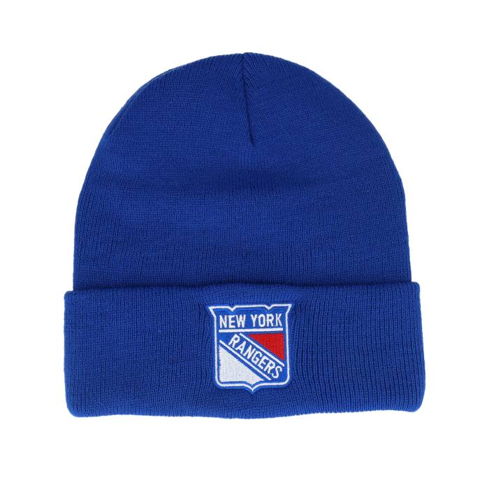 アメリカンニードル American Needle 【 New York Rangers Terrain Knit Solid Royal Cuff Men Blue 】 レンジャース ニット ソリッド メンズ 青色 ブルー｜スニケス
