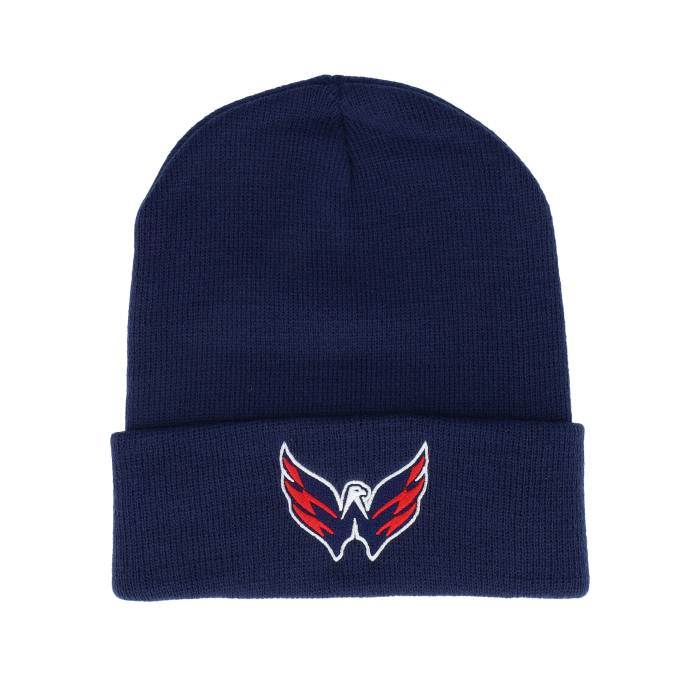 アメリカンニードル American Needle 【 Washington Capitals Knit Nhl Navy Cuff Men Blue 】 ワシントン キャピタルズ ニット 紺色 ネイビー メンズ 青色 ブルー