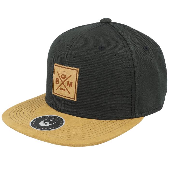 Bearded Man 【 Bm Cross Patch Black/Suede Snapback Men Black 】 Snapback スナップバック バッグ メンズ 黒色 ブラック