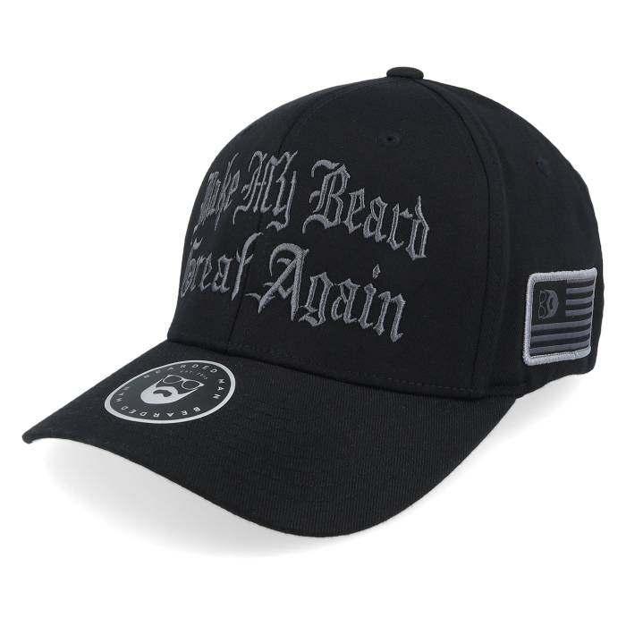 Bearded Man 【 Make My Beard Great Again Combed Black Flexfit Men Black 】 黒色 ブラック メンズ 黒色 ブラック