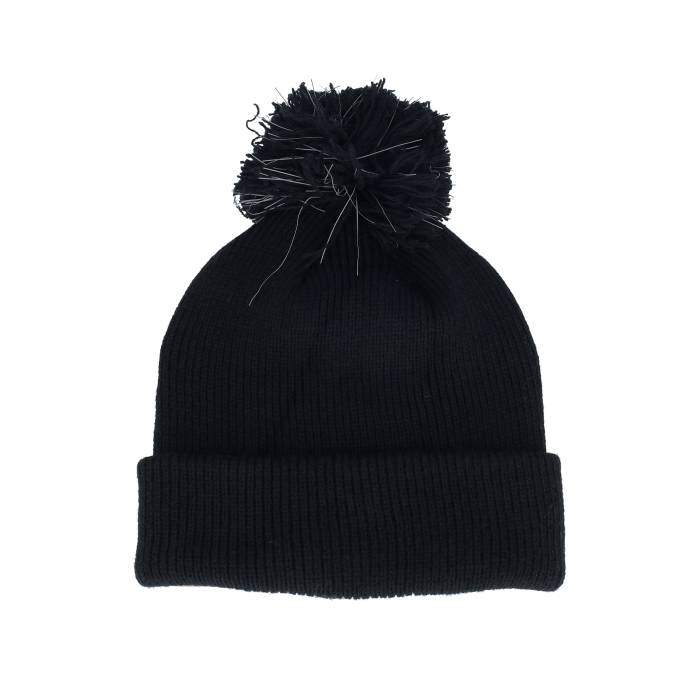 Beechfield 【 Kids Reflective Bobble Black Pom Kids Black 】 黒色 ブラック ジュニア キッズ 黒色 ブラック
