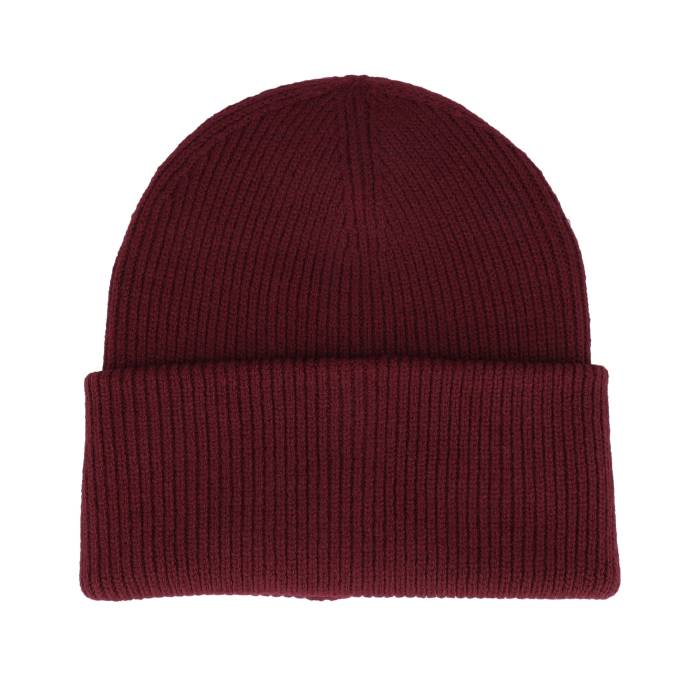 Beechfield 【 Engineered Burgundy Soft Deep Cuffed Men Red 】 ワイン色・バーガンディー ディープ メンズ Red 赤・レッド
