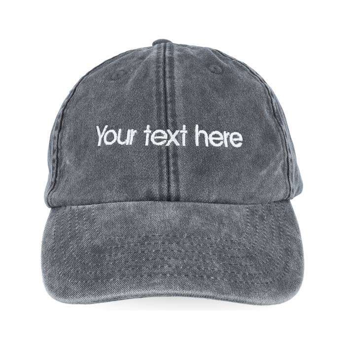 Beechfield 【 Washed Black Dad Cap With Embroidery Men Black 】 黒色 ブラック キャップ 帽子 メンズ 黒色 ブラック|スニケス