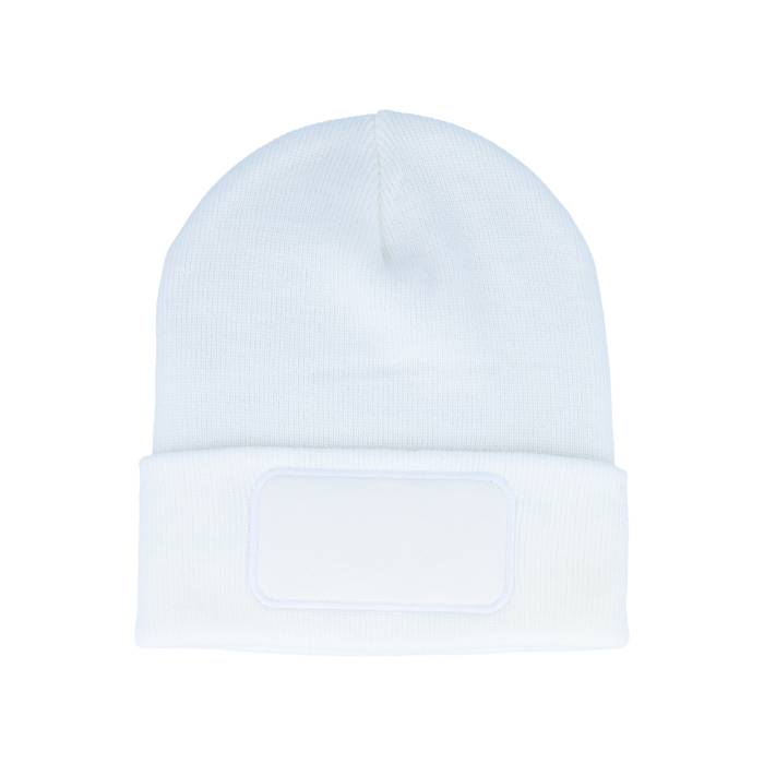 Beechfield 【 White Original Patch Beanie Cuff Men White 】 白色 ホワイト キャップ 帽子 メンズ 白色 ホワイト