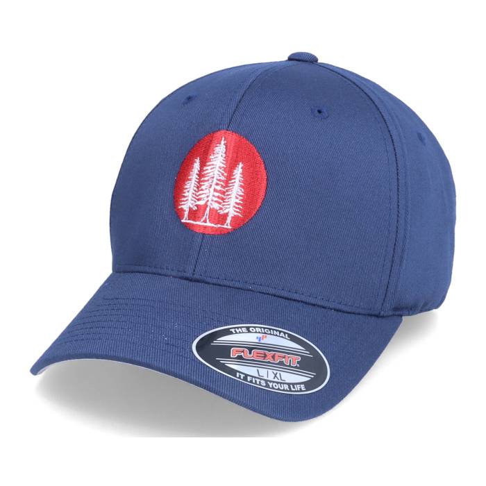 アイコニック Iconic 【 Pine Tree Logo Navy Flexfit Men Blue 】 ロゴ 紺色 ネイビー メンズ 青色 ブルー