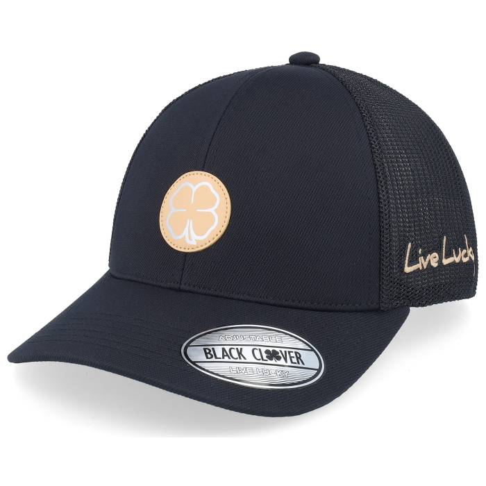 Black Clover 【 Sharp Luck 14 Black Hat W White Mesh W Patch Trucker Men Black 】 黒色 ブラック 白色 ホワイト トラッカー メンズ 黒色 ブラック