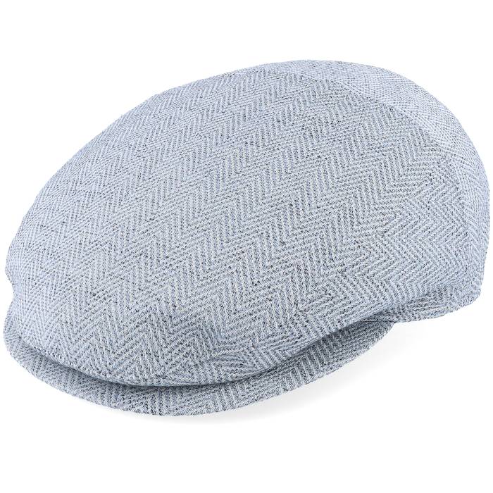 Borsalino 【 Unthreaded Cap With Wedges Behind Grey Flat Cap Men Grey 】 キャップ 帽子 灰色 グレー メンズ 灰色 グレー｜スニケス