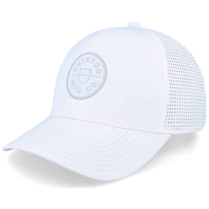 ブリクス英トン Brixton 【 Crest X Medium Profile White/White Trucker Men White 】 トラッカー メンズ 白いこと 白いこと