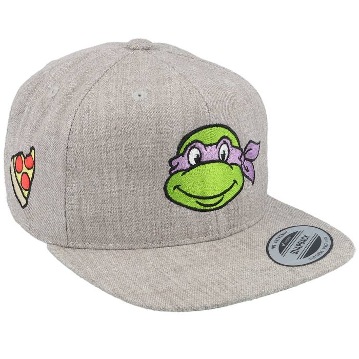 Tmnt 【 Kids Donatello Face Grey Snapback Kids Grey 】 灰色 グレー Snapback スナップバック バッグ ジュニア キッズ 灰色 グレー
