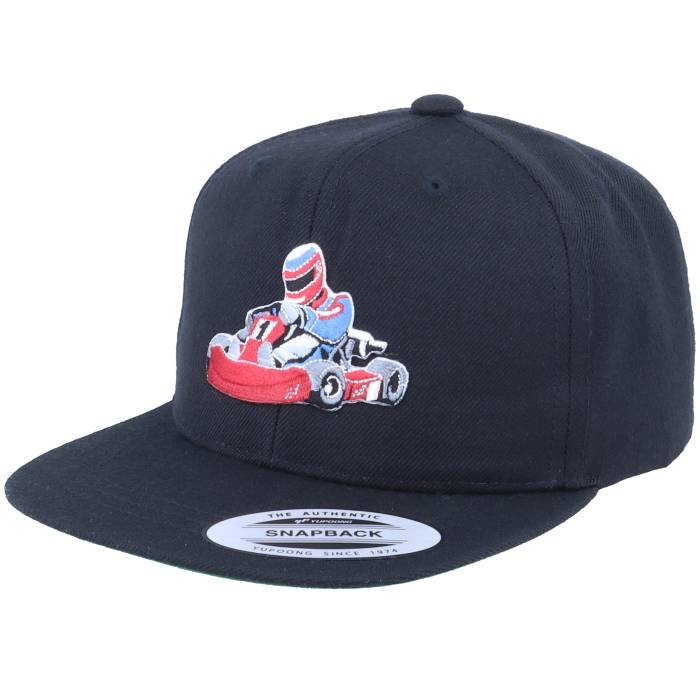 Kiddo Cap 【 Kids Gokart Racer Black Snapback Kids Black 】 黒色 ブラック Snapback スナップバック バッグ ジュニア キッズ 黒色 ブラック