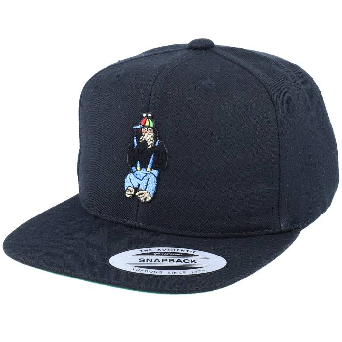 Kiddo Cap 【 Kids Iwazaru Say Nothing Monkey Black Snapback Kids Black 】 モンキー 黒色 ブラック Snapback スナップバック バッグ ジュニア キッズ 黒色 ブラック 13,650円