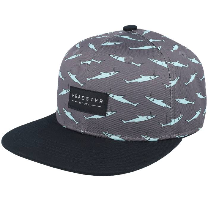 Headster 【 Kids Narwhal Deep Charcoal Snapback Kids Grey 】 ディープ チャコール Snapback スナップバック バッグ ジュニア キッズ 灰色 グレー