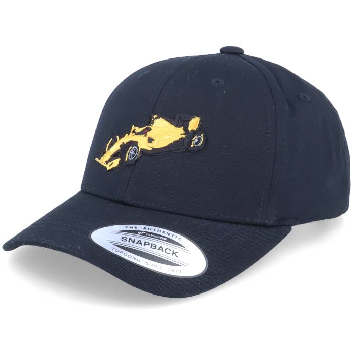 Kiddo Cap 【 Kids Yellow Racing Car Black Adjustable Kids Black 】 yellow 黄色・イエロー 黒色 ブラック ジュニア キッズ 黒色 ブラック｜スニケス