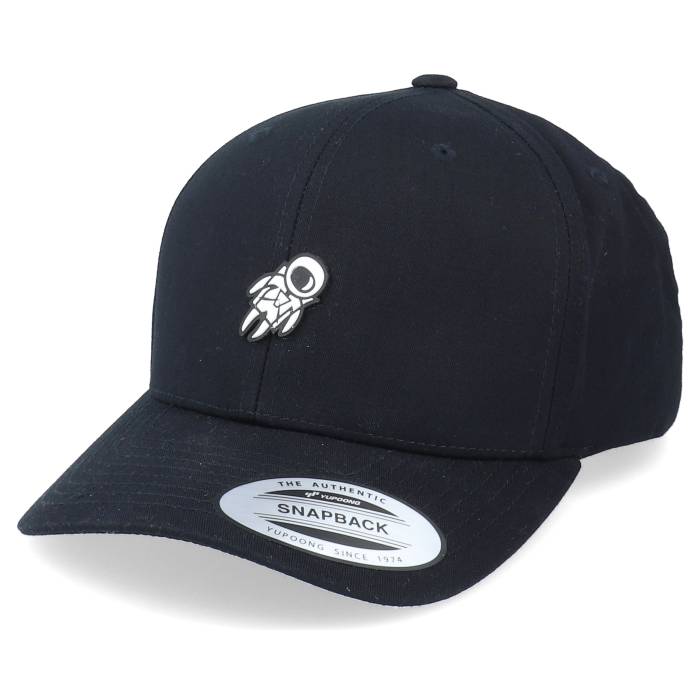 Kiddo Cap 【 Kids Tiny Astronaut Rubber Patch Black Adjustable Kids Black 】 ラバー 黒色 ブラック ジュニア キッズ 黒色 ブラック｜スニケス