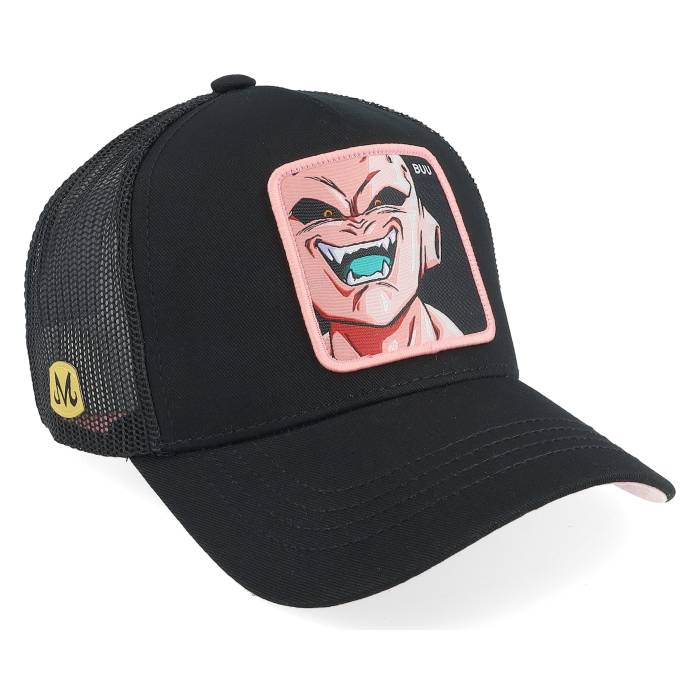 Capslab 【 Dragon Ball Buu Black Trucker Men Black 】 ドラゴン 黒色 ブラック トラッカー メンズ 黒色 ブラック