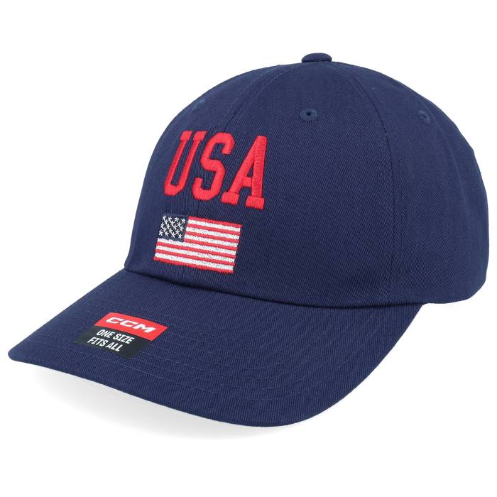 シーシーエム Ccm 【 Flag Cap Team Usa Ad Navy Dad Cap Men Blue 】 キャップ 帽子 Team チーム 紺色 ネイビー メンズ 青色 ブルー|スニケス
