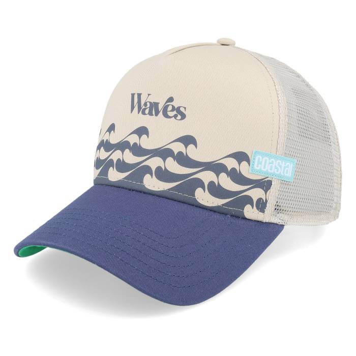 Coastal 【 Bauhaus-Wave Sand/Navy Trucker Men Beige 】 トラッカー メンズ ベージュ｜スニケス 15,257円