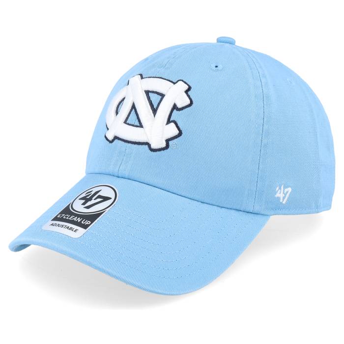 フォーティーセブンブランド 47 Brand 【 North Carolina Tar Heels Clean Up Columbia Blue Dad Cap Men Blue 】 ノース カロライナ 青色 ブルー キャップ 帽子 メンズ 青色 ブルー｜スニケス 20,100円