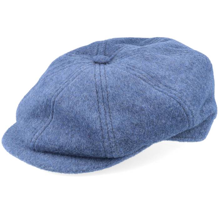 Cth Ericson 【 Alan Cashmere & Wool Cornflower Blue Flat Cap Men Blue 】 青色 ブルー キャップ 帽子 メンズ 青色 ブルー