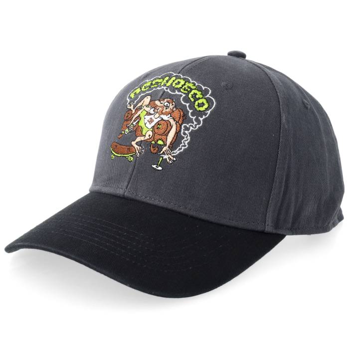 ディーシー Dc 【 Couch Chilling Cap Black Adjustable Men Grey 】 旗がしら かぶり笠 黒いこと 黒いこと メンズ 薄墨色 薄墨色