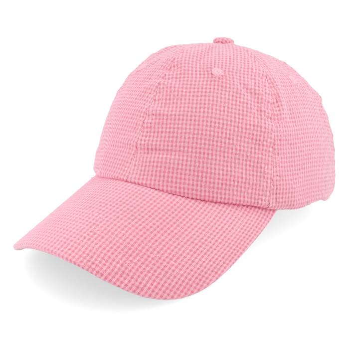 Dedicated 【 Soft Cap Seersucker Cashmere Pink Dad Cap Men Pink 】 キャップ 帽子 pink ピンク メンズ pink ピンク｜スニケス