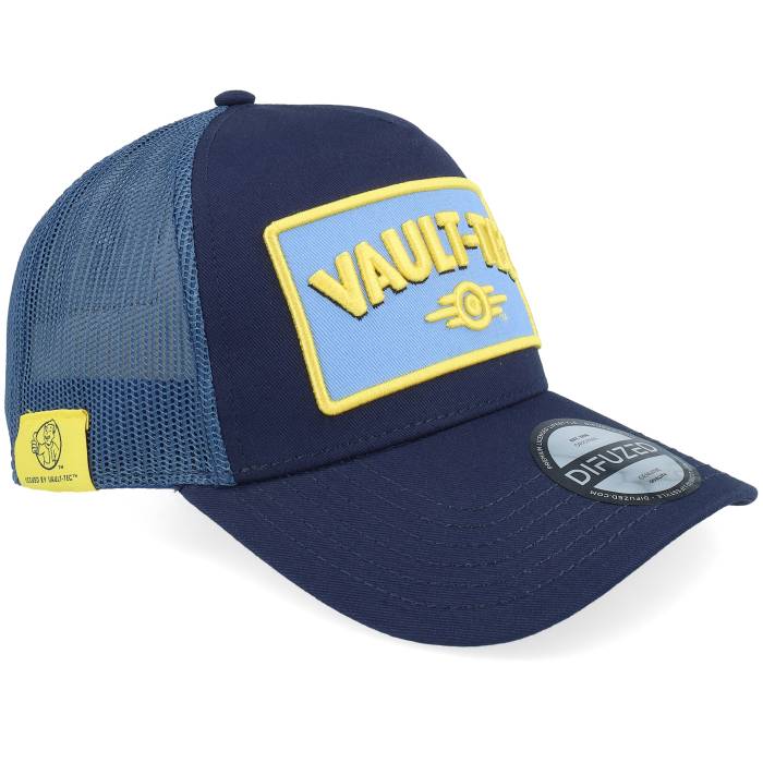 Difuzed 【 Fallout Cap Blue Trucker Men Blue 】 キャップ 帽子 青色 ブルー トラッカー メンズ 青色 ブルー｜スニケス